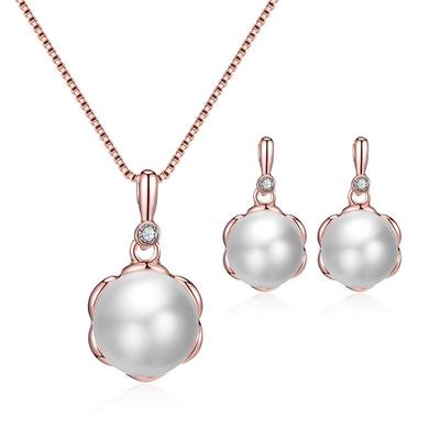 European and American Bridal Jewelry Sets: Earrings and Necklace