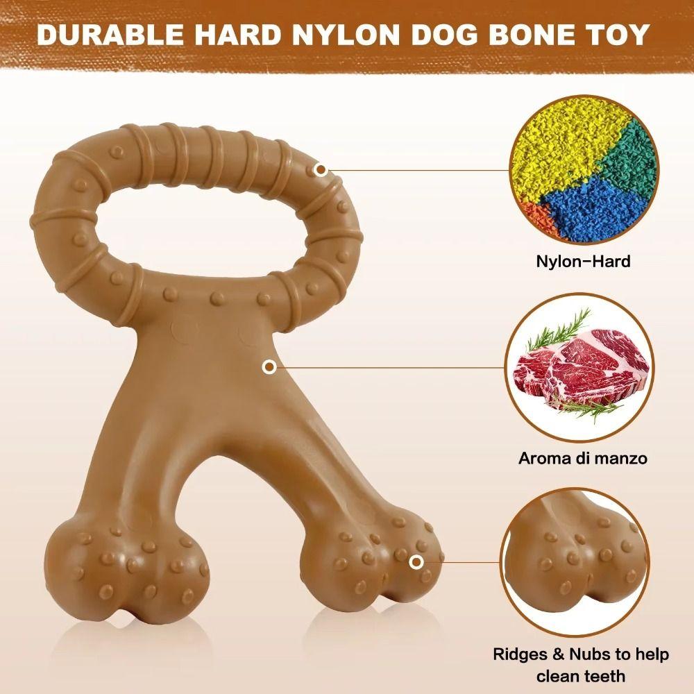 Creative Puppy Molar Toys Bone Shape Nylon Dog Bone Dog Chew Stick Dog Training