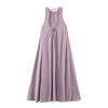 European and American Style, New Women's Clothing, Foreign Style Classic Vertical Midi Dress 4772370 800