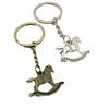 Popular Simple Wooden Horse Keychain Pendant