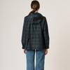 Bcbg Check Drawstring Jumper B4m3r154
