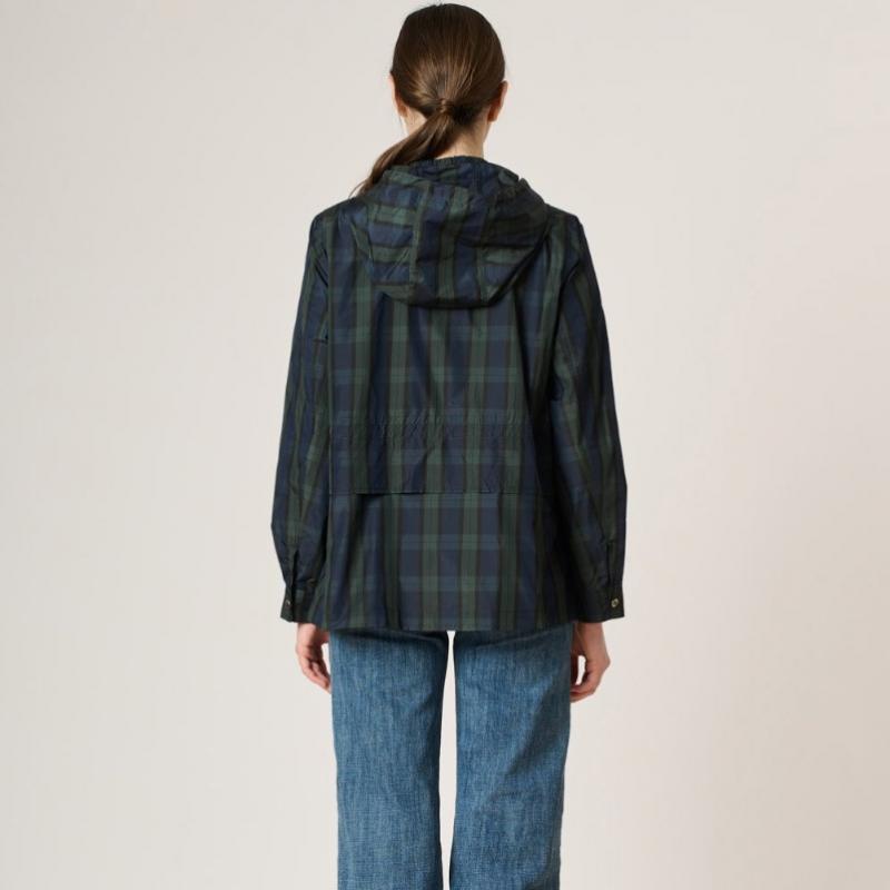 Bcbg Check Drawstring Jumper B4m3r154