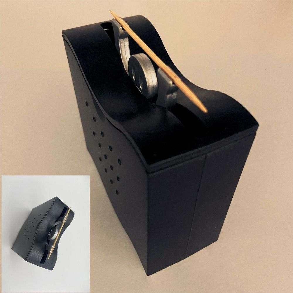 Semi-automatic Toothpick Holder Black Toothpick Box Funny Hercules Toothpicks Dispenser Fruit