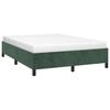 VidaXL Cadre de lit Vert foncé 140x200 cm Velours347327