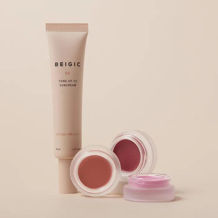 Tone Up CE Sunscreen 40ml + Lip & Cheek (Choose 1 of 6) Set
