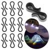 Pack of 120 Plastic Gutter Hook for Hanging Christmas Light and Decorations Securely In Any Weather Conditions