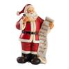 Christmas Santa Figurine 17.5cm Decorative Home Decor Traditional Decoration Holiday