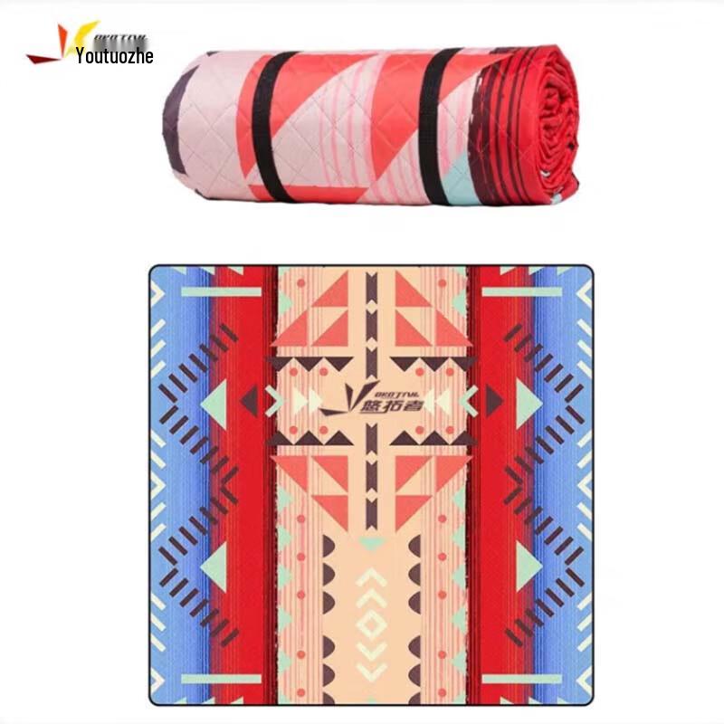 YOUTUOZHE Ultrasonic Digital Print Thickened Picnic Mat