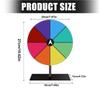 Rotating Prize Wheel Plastic Base Removable Stand Classroom Game Party Supplies Dry Erases Accessories Included