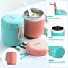 Stainless Steel Vaccum Cup Soup Lunch Box Storage Warmer With Spoon Food Thermal Jar Insulated Soup Thermos Containers Cooler