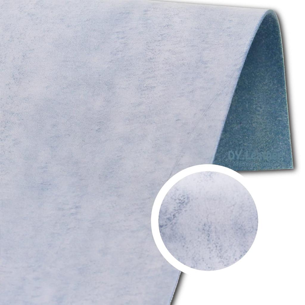 Genuine Bridle Leather size x Made in Bloom Leather Water Natural Leather Genuine Leather Material DY.Leather [A4 1, Blue, 1.5mm] Japan, Waxed,