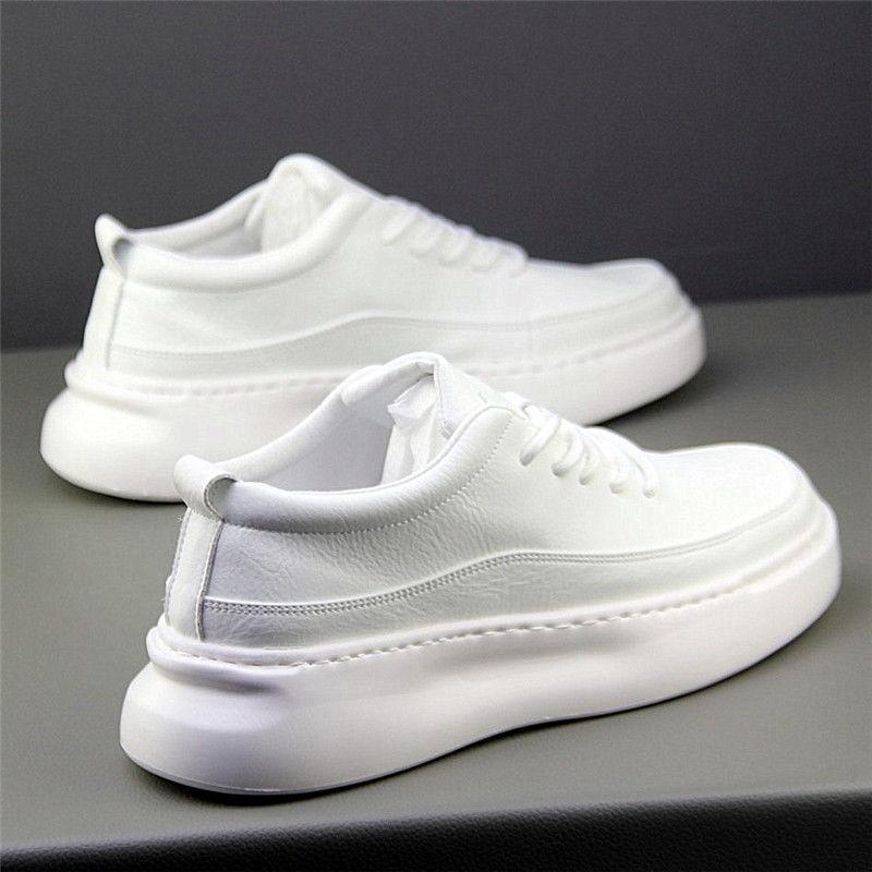 

Трендовая мужская повседневная обувь, модные спортивные кроссовки, универсальная повседневная обувь для весны и осени, черные вулканизированные туфли 39 белый