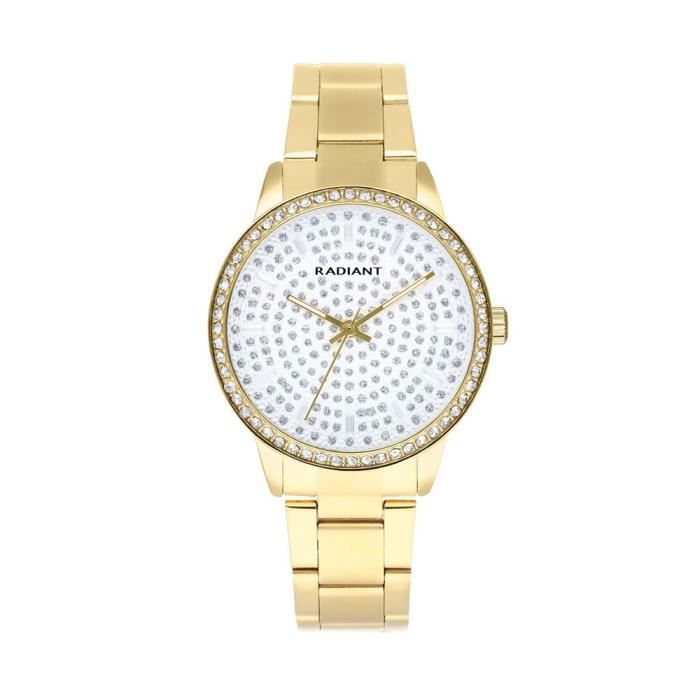 Uhr - RADIANT - RA578202 - Golden - 3 Zeiger - Wasserdicht 5 ATM