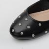 Round head rhinestone Mary Jane single shoes flat comfortable ballet dancing shoes square head shallow mouth single shoes women