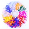 Two-Color Mixed-Color Fire Piece Cloth Edge 10-15Cm Barbie Doll Diy Material Color Turkey Feather Cloth Tape
