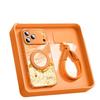 Applicable to Apple 17promax mobile phone case, new iPhone15 glass case 16pro magnetic suction bracket 14pro