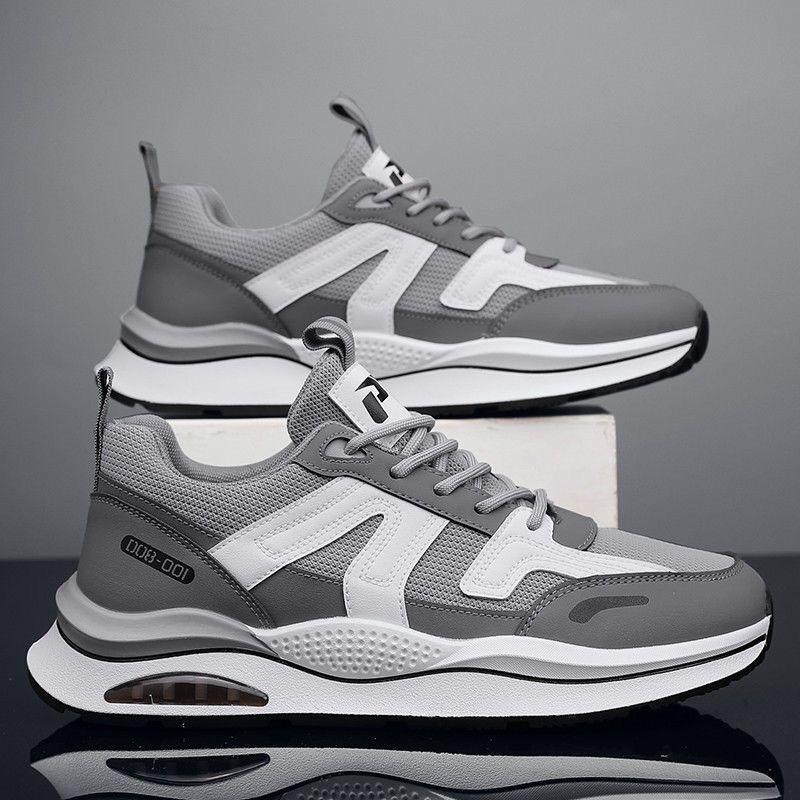 Men's shoes spring new casual running travel platform heightening sports men's versatile trendy shoes