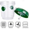 2PCS/SET Solar Wasp Trap Outdoor Hanging,Wasp Cather Hanging with Light for Yellow Jackets,Hornets,Bee,Wasp Traps