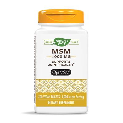MSM 1000 mg, 200 Vegantabletter