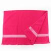 Pristine HERMES towel Beach Towel Yachting PM Large size with fringe pink cotton Used