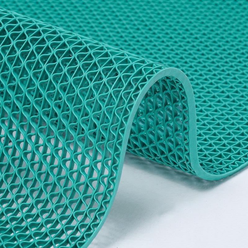 3.5mm Non-Slip Waterproof PVC Mesh Floor Mat for Bathroom, Toilet, Outdoor & Pool Areas