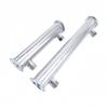 1.5"(38mm) FerruleOD50.5mm,Tri-clamp Condenser With 1/2" Male Thread For Homebrewing Distillation L-300mm,3 Pipes Inside ID 8mm