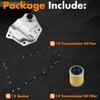 Kit de Junta da Cárter do Filtro de Transmissão RE0F10A RE0F10B JF011E Compatível com Jeep Nissan Dodge Mitsubishi Compass Patriot Rogue Sentra