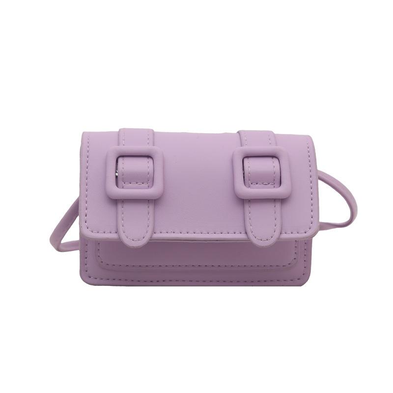 Belt decoration  summer new trend contrasting colors simple retro casual messenger shoulder small square bag woman