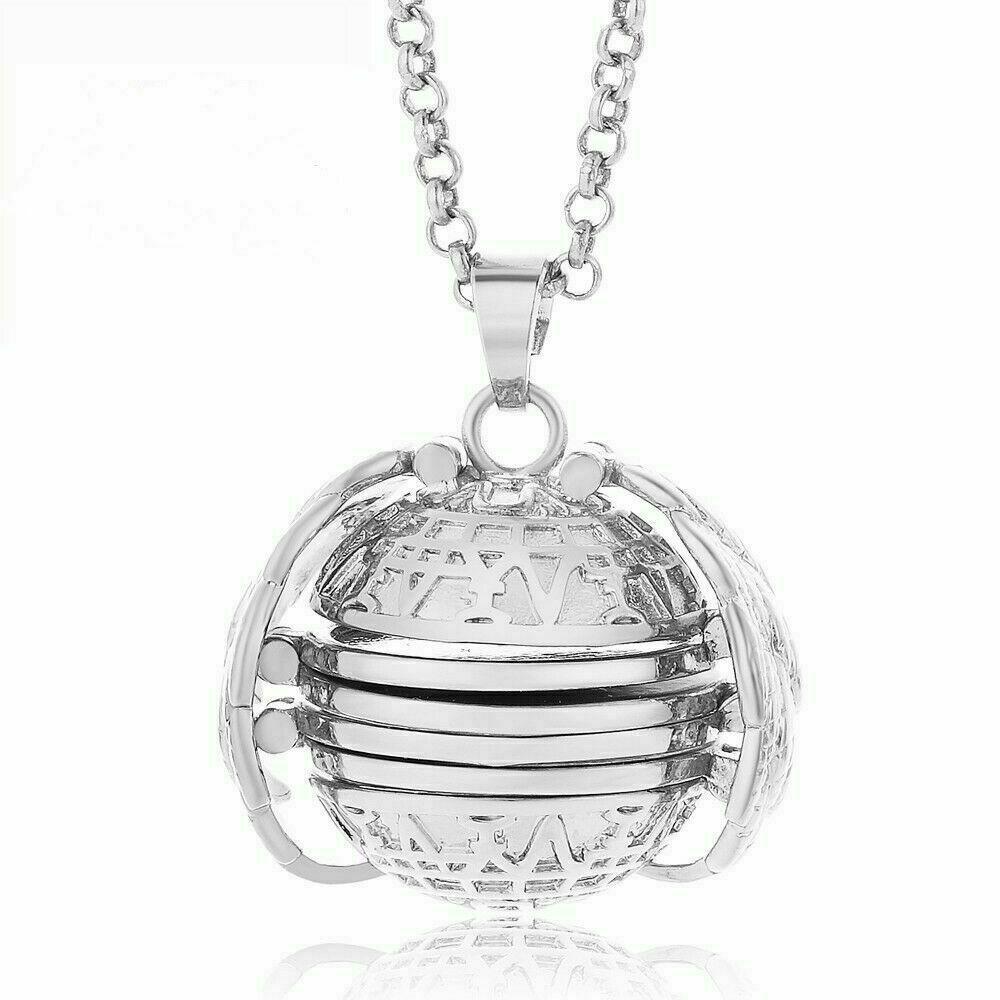 Expanding Photo Locket Keyring Silver Ball Angel Wing Pendants Memorial Creative Expanding Photo Locket Keyring Silver Ball Angel Wing Pendants Memorial Creative