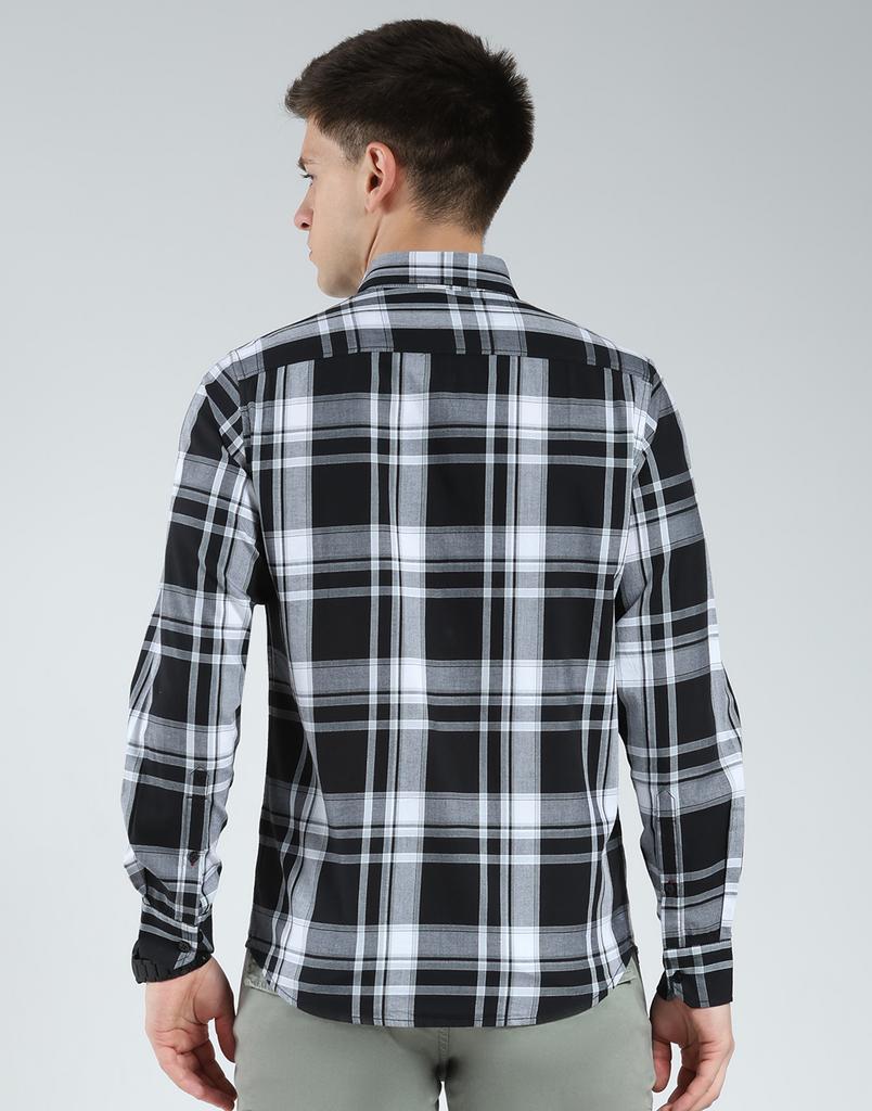 Monte Carlo Men's Regular Fit Checkered Shirt