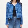 Morris Coming Home Check Fringe Cropped Jacket M2510jk619c