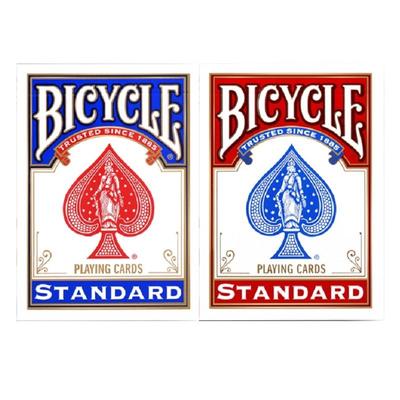 2 Paket Bisiklet Standart İndeks Oyun Kağıtları Kırmızı & Mavi Rider Sırtlı Deste Kart Oyunları Sihirbazlık Numaraları