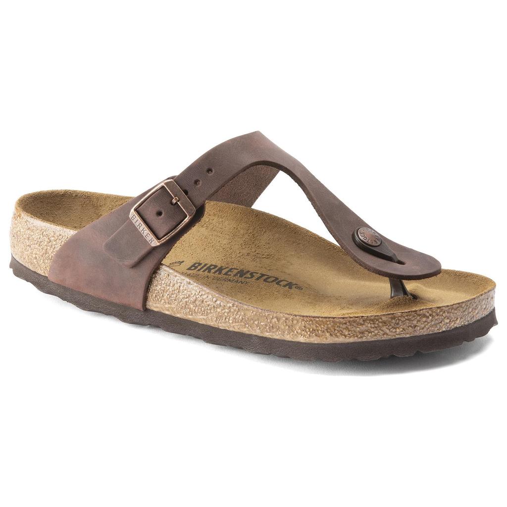 Birkenstock Soft Comfortable Versatile Flat Buckle Flip Flops Unisex Footwear Brown 0743831