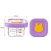 Glass Bowl Baby Food Supplement Bowl With Scale Portable Lunch Box Food Storage Seal Heating Food Grade Silicone