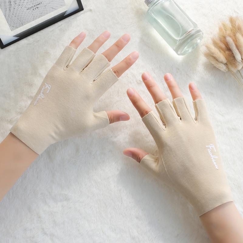 Warm Half-finger Gloves Men and Women Autumn and Winter