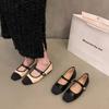 Leading dancer French Mary Jane women's shoes 2025 new autumn small fragrant single shoes flat small leather shoes gentle and fashionable