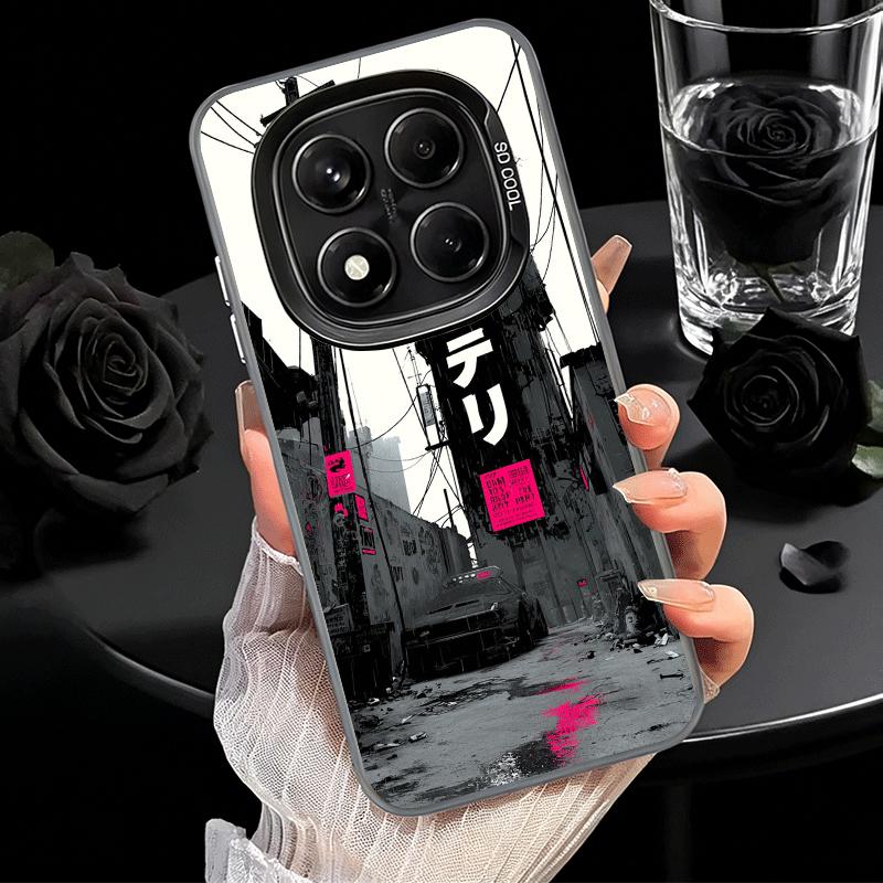 Cyberpunk Aesthetics Soft Phone Case for Xiaomi Redmi Note 13 14 15 Pro Plus 12S 12 11S 11 11T 10S 10 Shockproof Cover Back Shel