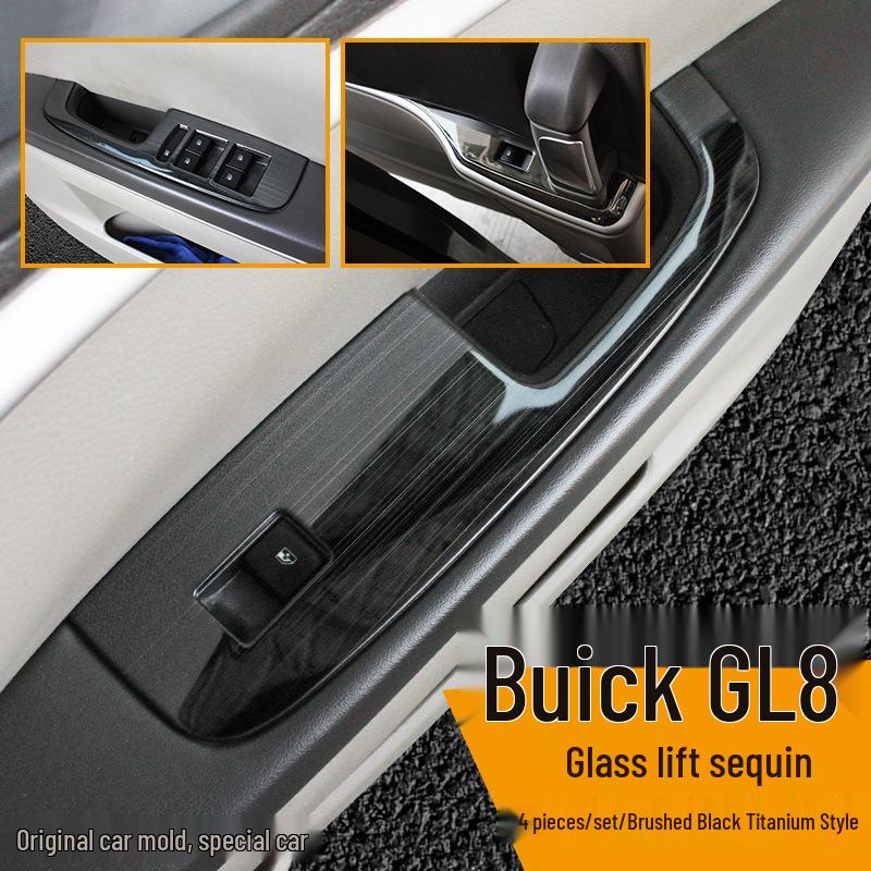 GL825S Fat Head Fish Interior Pull Handle, Vent, Armrest Box Modification Sticker