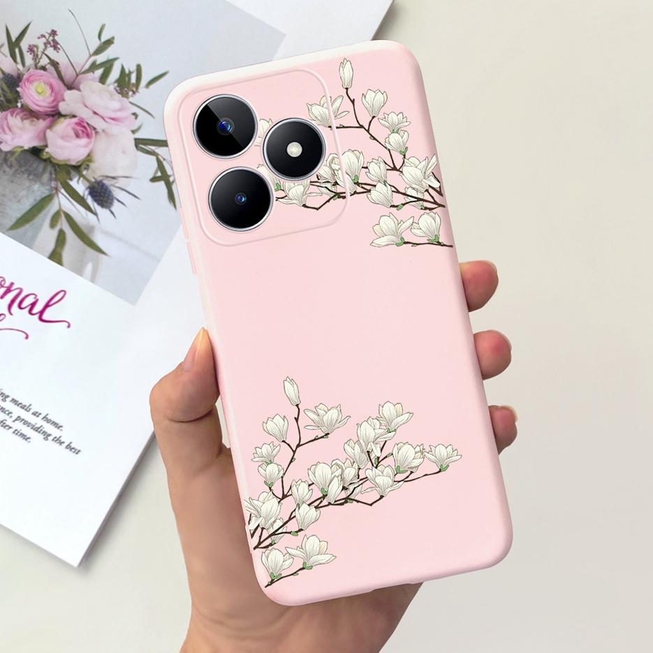 For Realme C51 Case RMX3830 Cute Astronauts Cartoon Cover Soft Silicone Phone Case For Realme C53 C 51 RealmeC51 RealmeC53 Shell