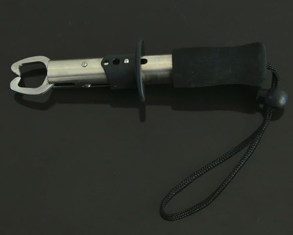 Fish Grip Fish Catcher Stainless Steel with Rope Lightweight Fishing Fish Grabber figu