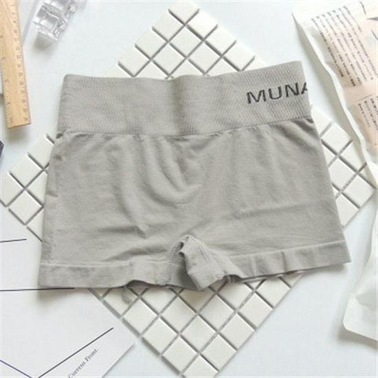 Women's Seamless Mid-Waist Shaping Boxer Briefs - Hip Lifting, Abdomen Control, No-Trace Anti-Exposure Panties