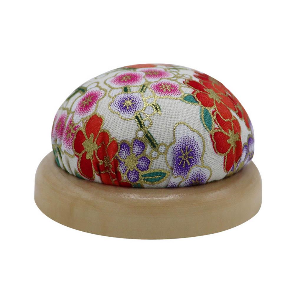 Ball Pincushion Pin Insert Package Portable Practical Red 7.2*4.5cm Black/purple Carefully Crafted Cotton+wood