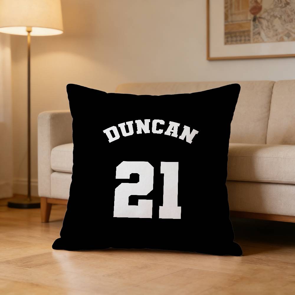 Basketball Number Bryant 24 Curry 30 James 23 Pillow Case Pattern Printed Pillowcase For Living Room Sofa Cushion Cover