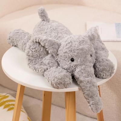 35-50cm Cartoon Elephant Plush Toys Cute Soft Lovely Stuffed Lying Animal Pillows Dolls for Girl Birthday Festival Gift