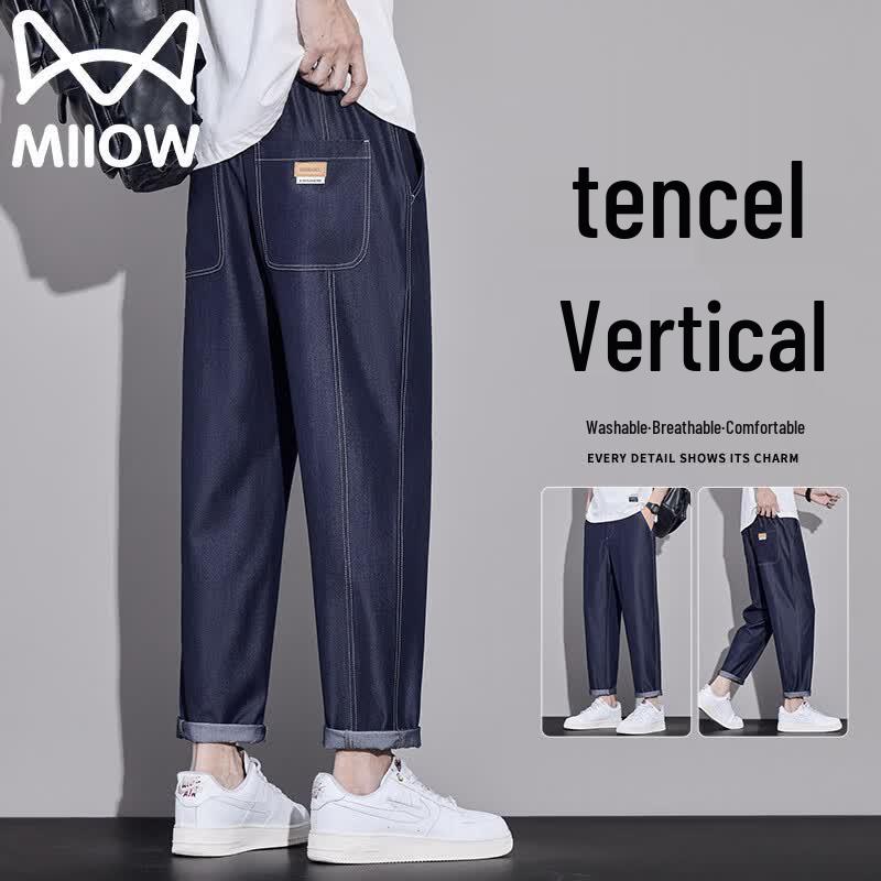 MiiOW Men s Straight Leg Loose Fit Jeans 30