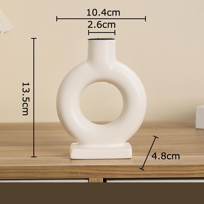 Minimalist Geometric Candle Holder Ceramic Candlestick Desk Decoration Wax Melt Burner Aroma Diffuser Home Aroma Container