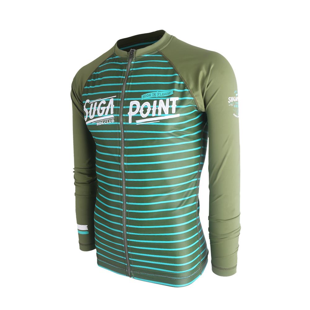 SUGAPOINT Men'S Surfing/Wakeboarding Zip-Up Rash Guard. Liam