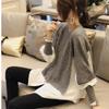 European Style Women's Patchwork Knit Cardigan: Fashionable Commute Sweater