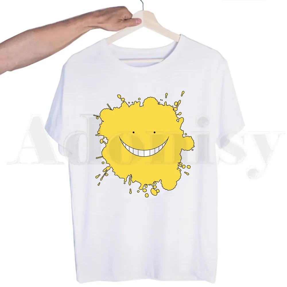 Assassination Classroom Korosensei Japanese Anime Tshirts Men Fashion Summer T-shirts Tshirt Top Tees Streetwear Harajuku Funny