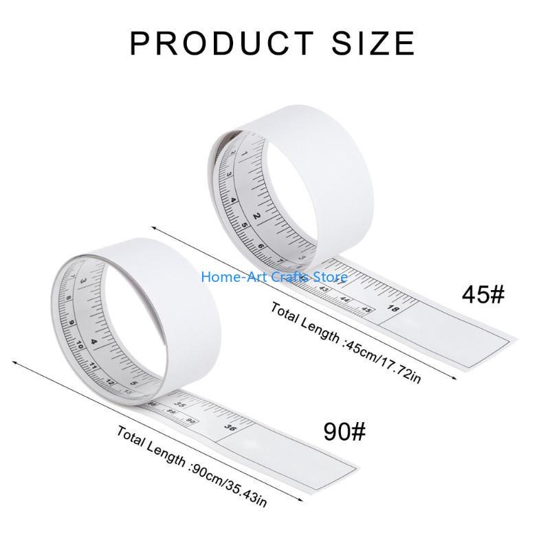 Y3NA Small Pasty Tape Measure with Clear Scale Self-Adhesive Tape Measure Workbenches